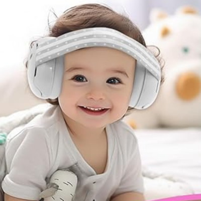 casque ant bruit bebe-gris
