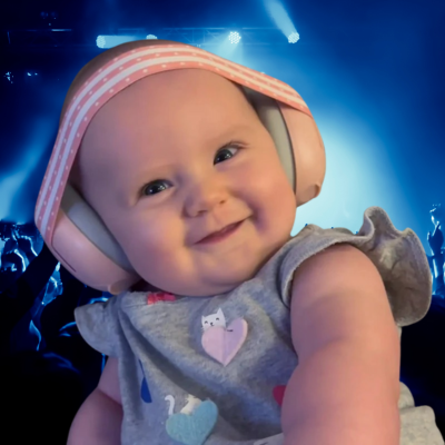 casque ant bruit bebe-rose