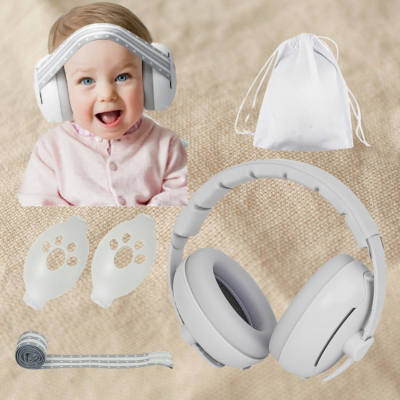 casque anti bruit bebe-gris