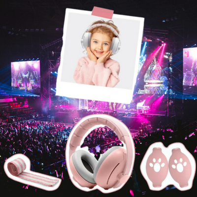 casque anti bruit bebe-rose