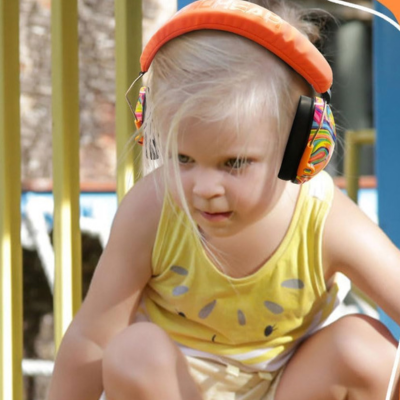 casque anti bruit bebe-orange