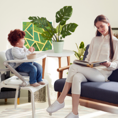 chaise haute bebe confort-détente