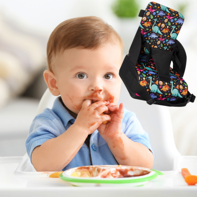 chaise haute bebe-dinosaure