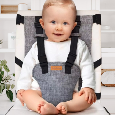 chaise haute bebe-harnais