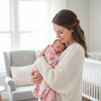 couverture-bebe-licorne-rose