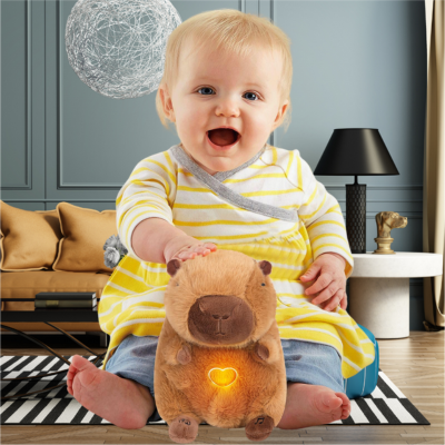 peluche capybara-marron