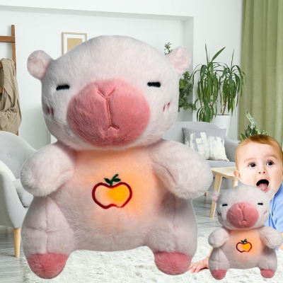 peluche capybara-rose