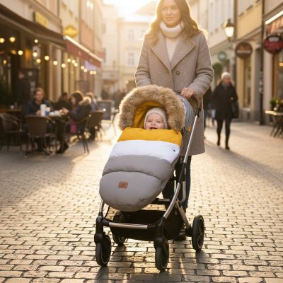 bebe-curieux-chanceliere-poussette-jaune-quartier-anime