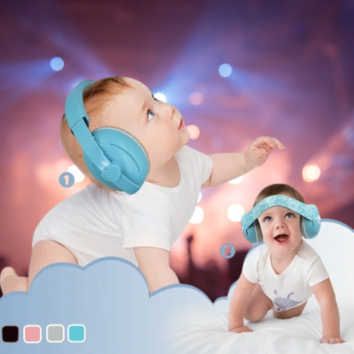 casque anti bruit bebe-bleu