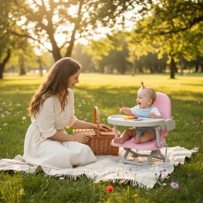 chaise-haute-bebe-calypso-pique-nique-parc