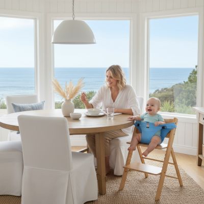 chaise-haute-bebe-flexicot-bleue