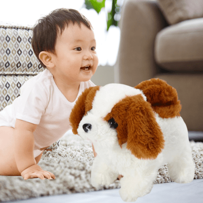 CHIEN EN PELUCHE | KABY™ - Bébé Harmonie