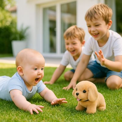 CHIEN EN PELUCHE | KABY™ - Bébé Harmonie