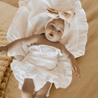 COUVERTURE BEBE | AVEC VOLANTS - Bébé Harmonie