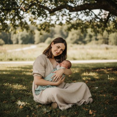 couverture-bebe-avec-volants-verte