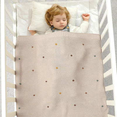 couverture bébé-beige