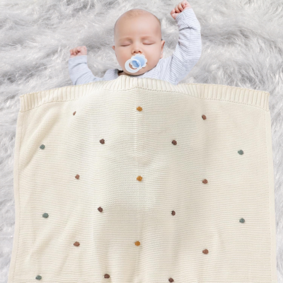 couverture bébé-blanche