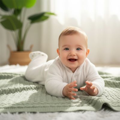 couverture-bebe-curieux-regardant-maman