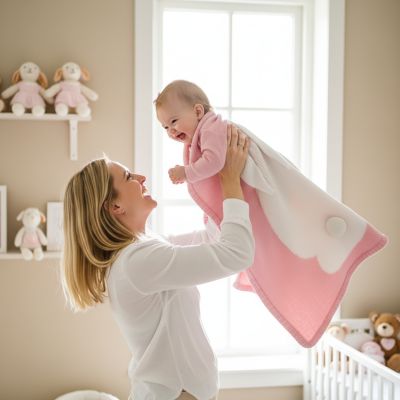 couverture-bebe-lapin-rose-moment-joyeux