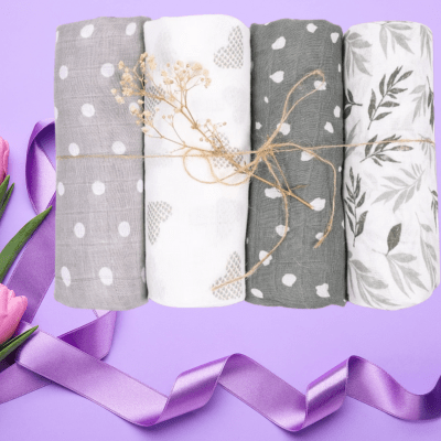 COUVERTURE BEBE | LOT DE 4 - Bébé Harmonie