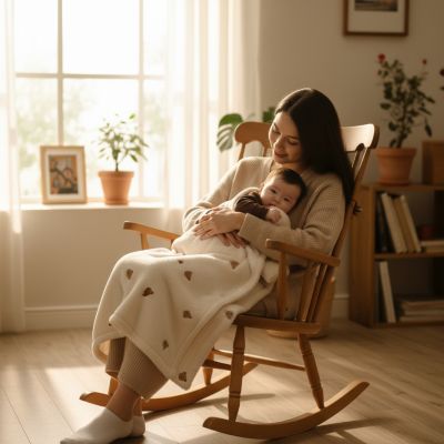 couverture-bebe-ours-polaire-maman-berceuse