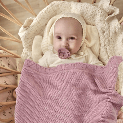 COUVERTURE BEBE TRICOT | UNISEXE - Bébé Harmonie