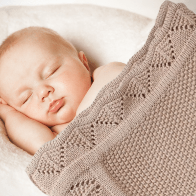 COUVERTURE BEBE TRICOT | UNISEXE - Bébé Harmonie