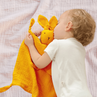 DOUDOU | LAPIN EN MOUSSELINE - Bébé Harmonie