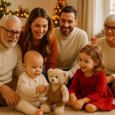 ours en peluche noel