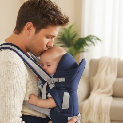papa-avec-porte-bebe-kangourou-bleu-moment-tendre