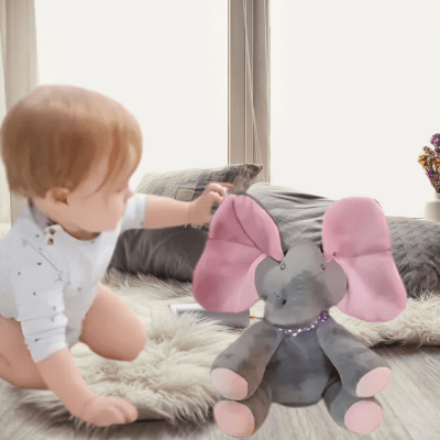 peluche elephant interactif ami