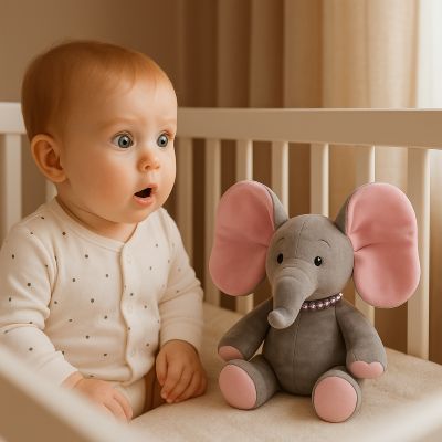peluche elephant interactif surprenant