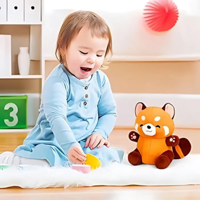 peluche panda roux-jeu