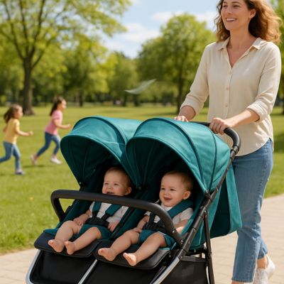 POUSSETTE DOUBLE | DUORBIT™ - Bébé Harmonie