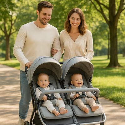 POUSSETTE DOUBLE | DUORBIT™ - Bébé Harmonie