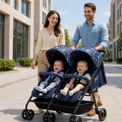 poussette-double-galaxy-harmonie-familiale