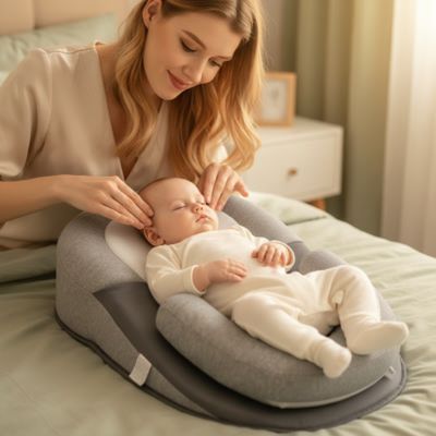 reducteur-de-lit-bebe-anti-vomi-ajustement-de-loreiller-de-soulagement