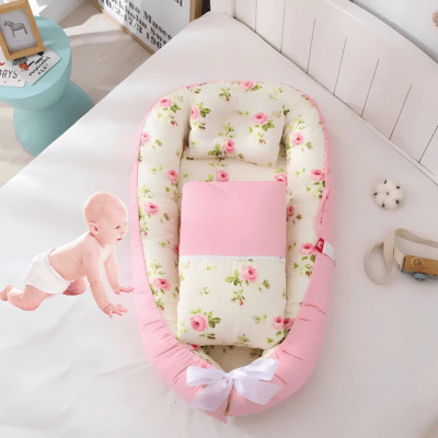 RÉDUCTEUR DE LIT BÉBÉ | FLORAL - Bébé Harmonie