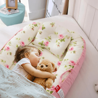 RÉDUCTEUR DE LIT BÉBÉ | FLORAL - Bébé Harmonie