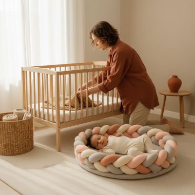 reducteur-de-lit-bebe-tresse-design-dans-la-chambre