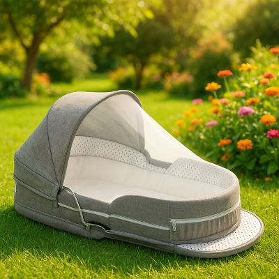 reducteur de lit gris clair