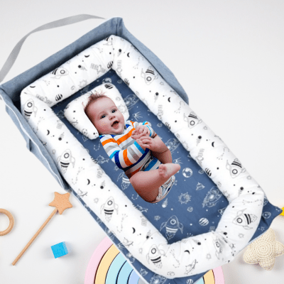 REDUCTEUR DE LIT | OREILLER INTÉGRÉ - Bébé Harmonie