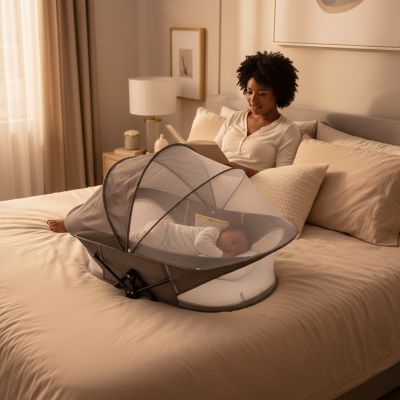 reducteur-de-lit-pliabe-gris-clair-chambre