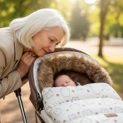 rencontre-grand-mere-avec-chanceliere-ours-beige