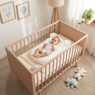 vue-du-dessus-dans-le-lit-bebe